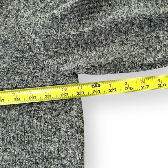 Eddie Bauer Radiator 1/4 Snap Mock Pullover Sweater Fleece Mens L Gray Heather - Picture 7 of 8